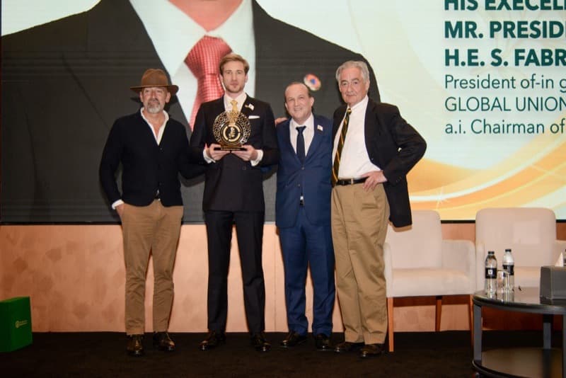 His Execellency Mr. President H.E. S. Fabrice Houmard